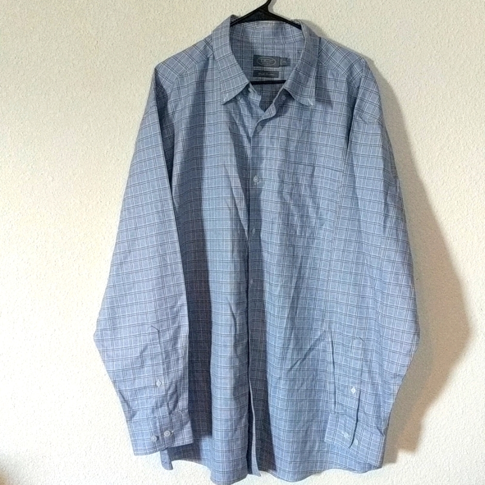 Talbots Men's Button Down Wrinkle Resistant Shirt… - image 1